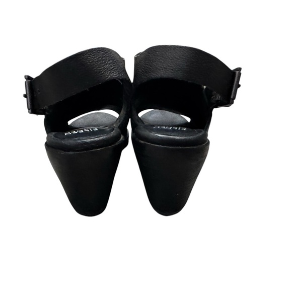 Eileen Fisher Glance Vacchetta Leather Slingback Sandals Size 6.5 - Picture 2 of 8